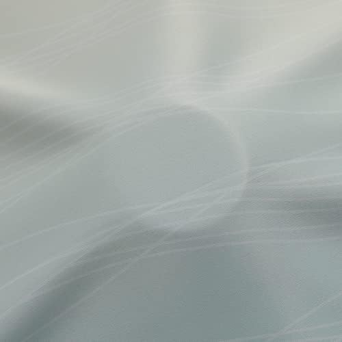 estelar textiler aqua and beige ombre blackout curtains, front angle view