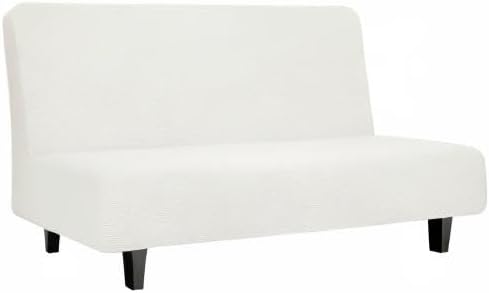 Easy-Going Stretch Futon Slipcover Armless Futon Bed Cover Furniture Protector - Image 7