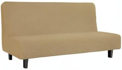 Easy-Going Stretch Futon Slipcover Armless Futon Bed Cover Furniture Protector - Image 8