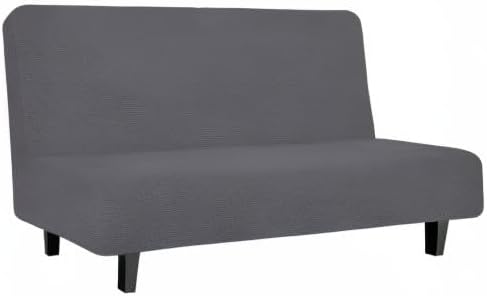 Easy-Going Stretch Futon Slipcover Armless Futon Bed Cover Furniture Protector - Image 9