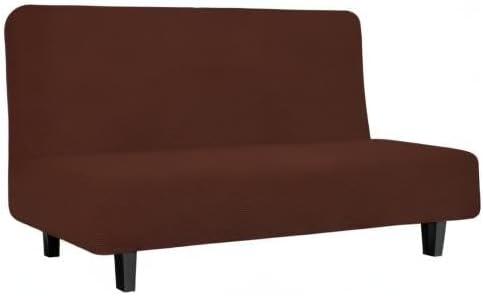 Easy-Going Stretch Futon Sofa Slipcover Armless Sofa Bed Cover Furniture - Image 8
