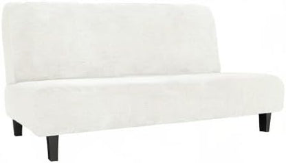 Easy-Going Stretch Futon Slipcover Armless Futon Bed Cover Furniture Protector - Image 7