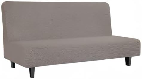 Easy-Going Stretch Futon Slipcover Armless Futon Bed Cover Furniture Protector - Image 8