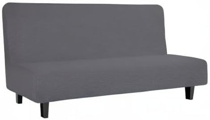 Easy-Going Stretch Futon Slipcover Armless Futon Bed Cover Furniture Protector - Image 8