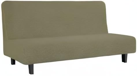 Easy-Going Stretch Futon Slipcover Armless Futon Bed Cover Furniture Protector - Image 8