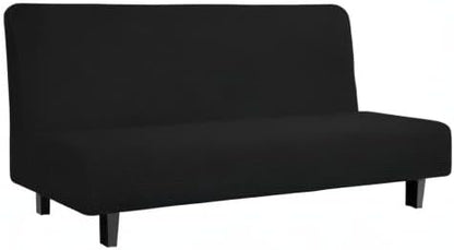 Easy-Going Stretch Futon Slipcover Armless Futon Bed Cover Furniture Protector - Image 7