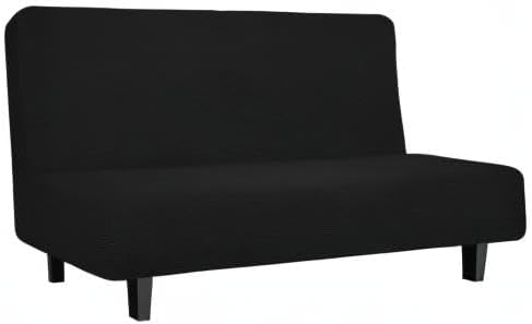 Easy-Going Stretch Futon Slipcover Armless Futon Bed Cover Furniture Protector - Image 8
