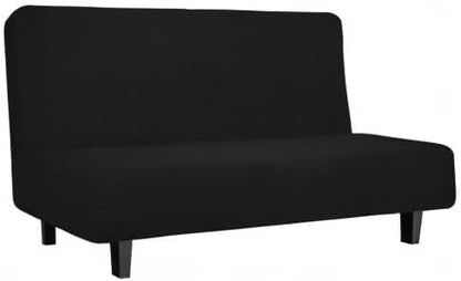 Easy-Going Stretch Futon Slipcover Armless Futon Bed Cover Furniture Protector - Image 8