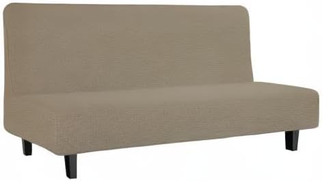 Easy-Going Stretch Futon Slipcover Armless Futon Bed Cover Furniture Protector - Image 8