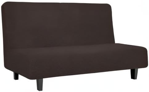 Easy-Going Stretch Futon Slipcover Armless Futon Bed Cover Furniture Protector - Image 8