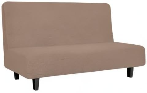 Easy-Going Stretch Futon Slipcover Armless Futon Bed Cover Furniture Protector - Image 8