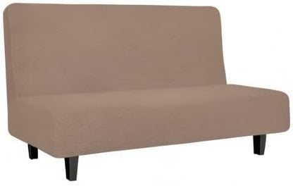 Easy-Going Stretch Futon Slipcover Armless Futon Bed Cover Furniture Protector - Image 8