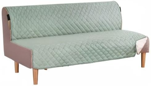 H.VERSAILTEX Reversible Futon Cover Water Repellent Armless Sofa Slipcover - Image 8