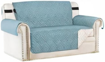 H.VERSAILTEX Reversible Loveseat Cover Furniture Protector Anti-Slip Water - Image 8
