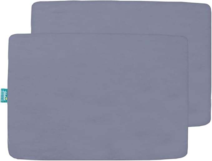 Biloban Pack and Play Sheets and Waterproof Mattress Protector Pad Cover 4 Pack - Image 2