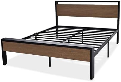 allewie full size bed frame, heavy duty 12, view 9