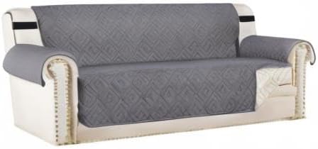 Reversible Sofa Slipcover Furniture Protector Water Resistant 2 Inch Wide - Image 8