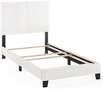 furinno fb19821twh pessac pu leather upholstered platform, twin, package contents