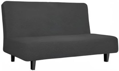 Easy-Going Stretch Futon Slipcover Armless Futon Bed Cover Furniture Protector - Image 8