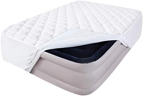 California King Air Mattress Cover, Thick Quilted Mattress Topper, Soft by Moonsea