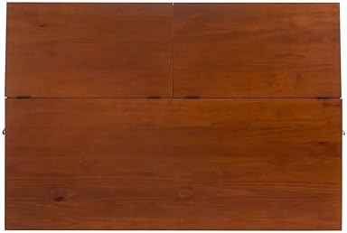 memomad Bali Storage Headboard Freestanding, Full Size, Caramel Brown