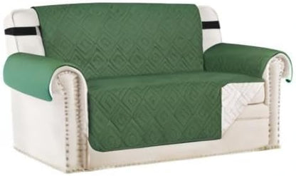 H.VERSAILTEX Reversible Loveseat Cover Furniture Protector Anti-Slip Water - Image 6