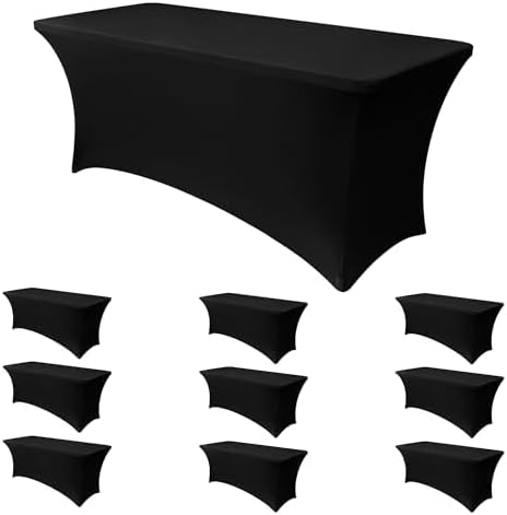 Obstal 10 Pack Stretch Spandex Table Covers by Obstal