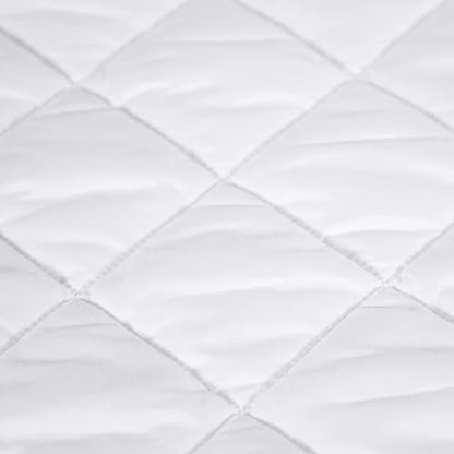 serta power clean triple action waterproof mattress pad, side view