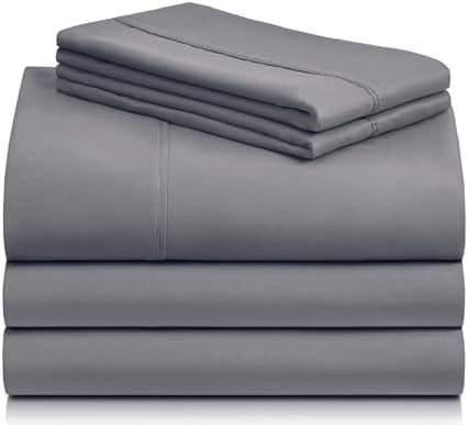 split king sheets for adjustable bed, soft deep, front angle view