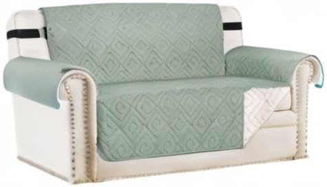H.VERSAILTEX Reversible Loveseat Cover Furniture Protector Anti-Slip Water - Image 6