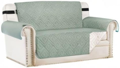 H.VERSAILTEX Reversible Loveseat Cover Furniture Protector Anti-Slip Water - Image 6