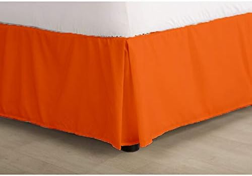 Bed Skirt - 100% Cotton 800 Thread Count Box Pleated Bed Skirt - Luxury Pleated - Image 2