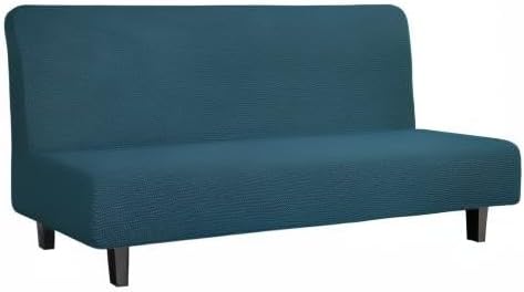 Easy-Going Stretch Futon Slipcover Armless Futon Bed Cover Furniture Protector - Image 8