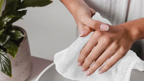 avalon towels cotton washcloths – (pack of 60), close-up detail