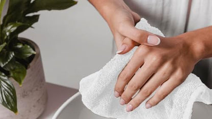 avalon towels cotton washcloths – (pack of 60), close-up detail
