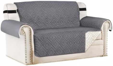 H.VERSAILTEX Reversible Loveseat Cover Furniture Protector Anti-Slip Water - Image 8