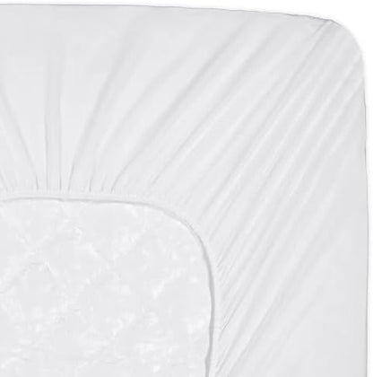 serta power clean triple action waterproof mattress pad, close-up detail
