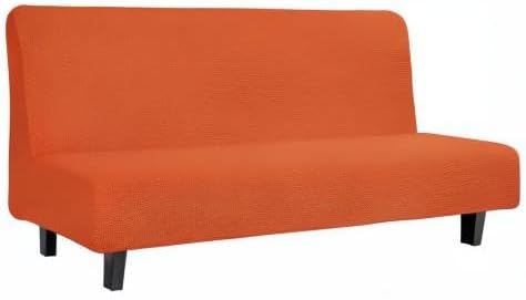 Easy-Going Stretch Futon Slipcover Armless Futon Bed Cover Furniture Protector - Image 7