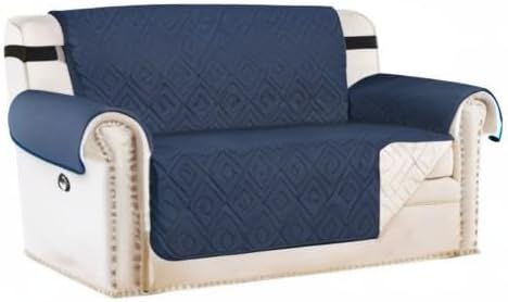 H.VERSAILTEX Reversible Loveseat Cover Furniture Protector Anti-Slip Water - Image 7