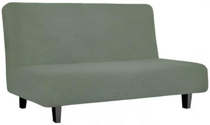 Easy-Going Stretch Futon Slipcover Armless Futon Bed Cover Furniture Protector - Image 8