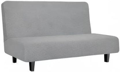Easy-Going Stretch Futon Slipcover Armless Futon Bed Cover Furniture Protector - Image 8