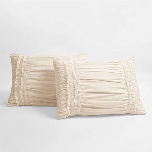 lush decor c07815p13 belle ivory comforter (96 x showing dimensions