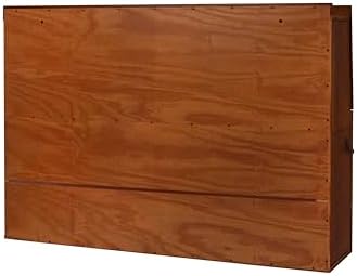 memomad Bali Storage Headboard Freestanding, King Size, Caramel Brown