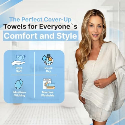 infinitee xclusives 100% ring-spun cotton bath towels for, side view