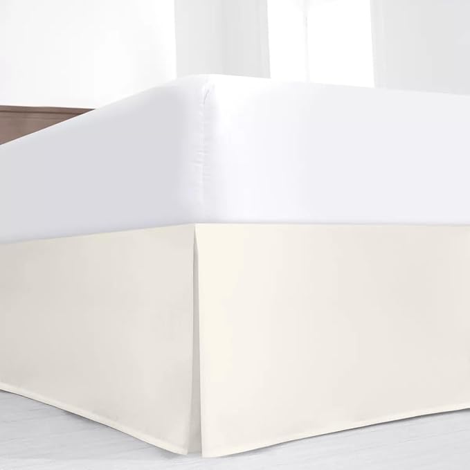 SKY BEDDINGS Luxury Pleated Full Bed Skirt by SKYBEDDINGS