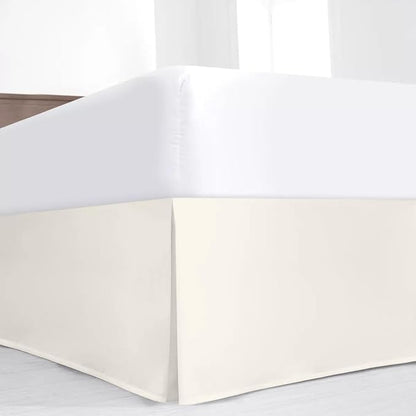 SKY BEDDINGS Luxury Pleated King Bed Skirt by SKYBEDDINGS