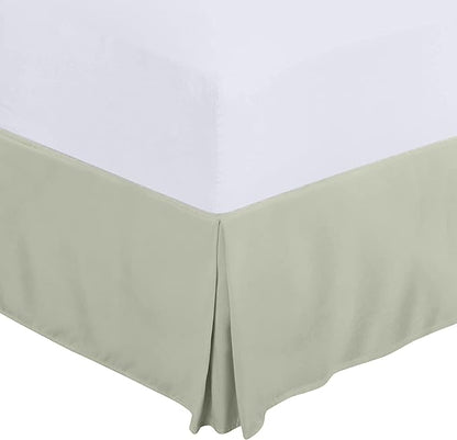Queen Size Bed Skirt 600 TC Egyptian Cotton 18 Inch Drop Easy Fit - Image 2