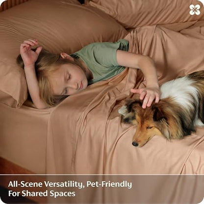 bedsure purewoven 100% rayon derived from bamboo, full, package contents