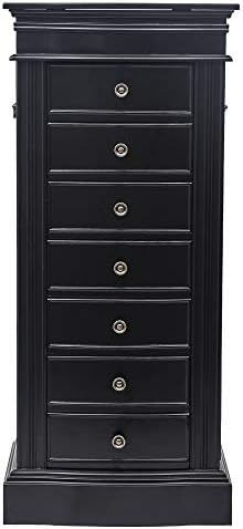 vasitelan large standing jewelry armoire cabinet chest shown in use