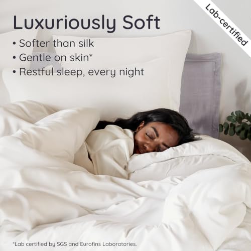 bambaw 100% viscose derived from bamboo cooling duvet, side view